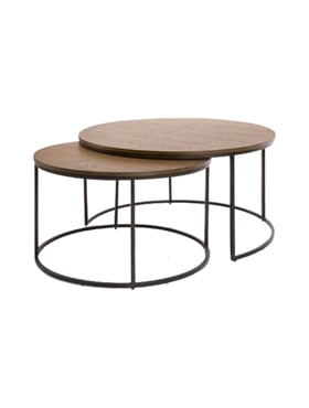 Image de Ensemble de 2 tables gigognes