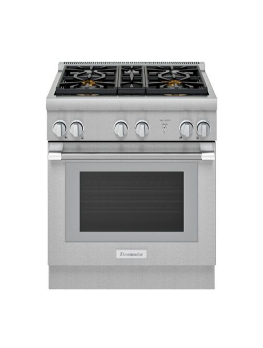 Cuisinière au gaz autoportante 30 po. 5,1 pi³ avec convection Thermador PRG304WH