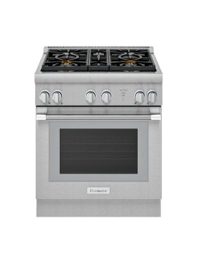 Cuisinière au gaz autoportante 30 po. 5,1 pi³ avec convection Thermador PRG304WH