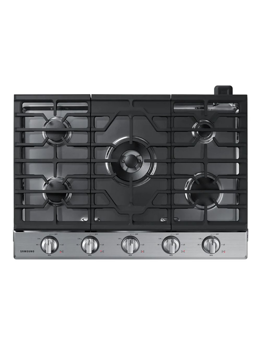 Image sur Plaque de cuisson au gaz encastrable 30 po. Samsung NA30N6555TS/AA