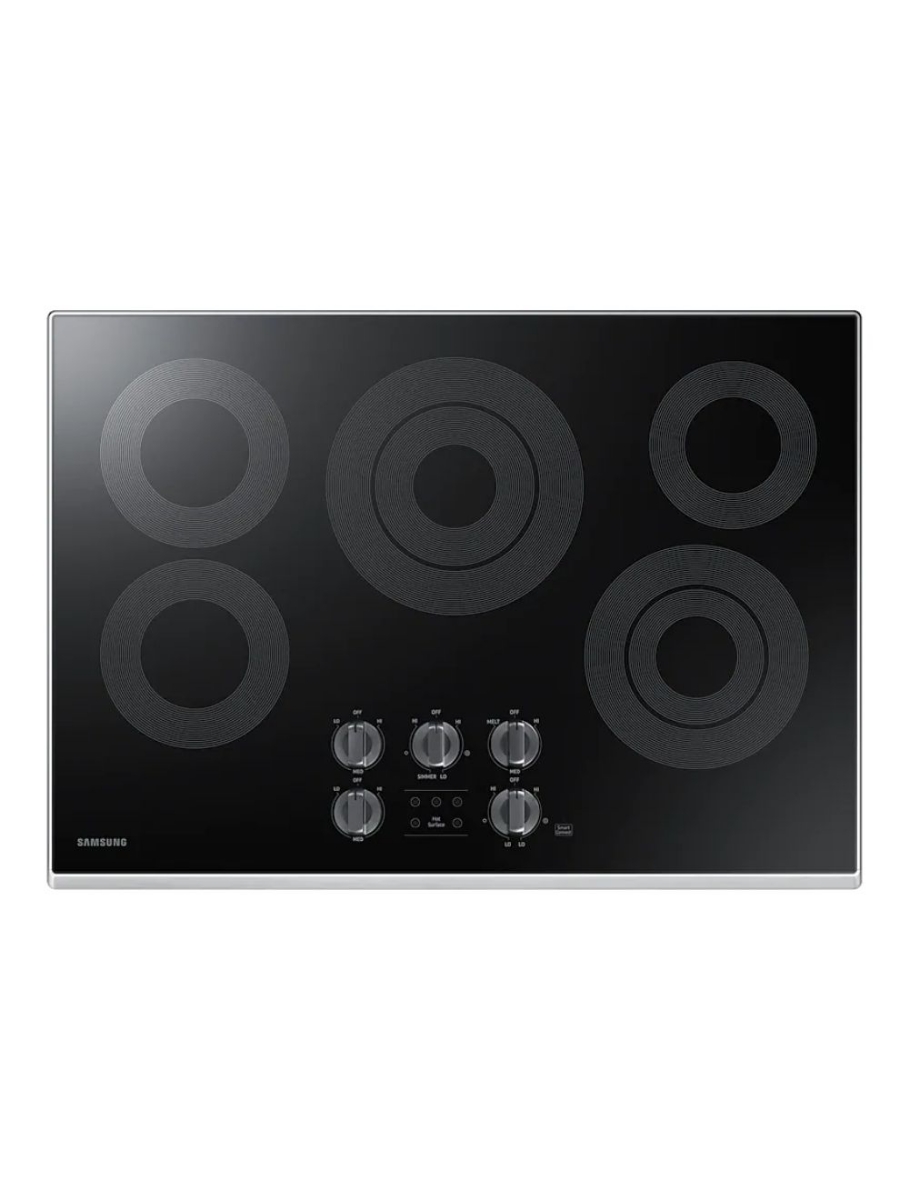 Image sur Plaque de cuisson électrique intelligente 30 po. Samsung NZ30K6330RS/AA