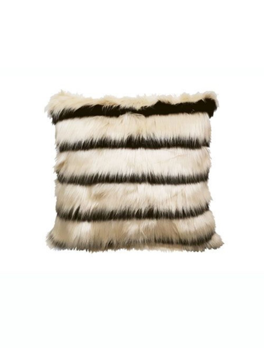 Coussin 20 x 20 pouces VEGAN FUR 2TONE Starlite