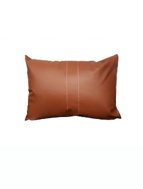 Coussin 14 x 20 pouces VEGAN LTHR BROWN Starlite