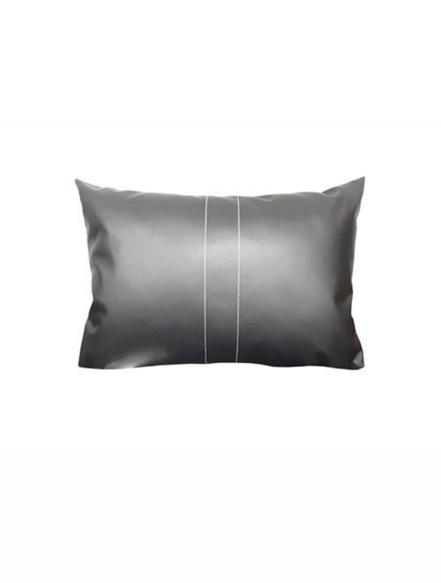 Coussin 14 x 20 pouces VEGAN LTHR CHARCOAL Starlite