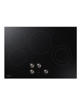 Picture of Samsung 30-Inch Built-In Electric Cooktop with Knob Controls NZ30R5330RK/AA