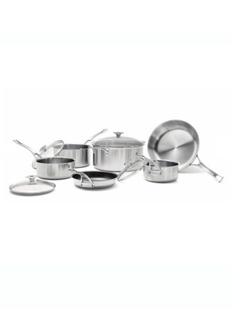 Qdesign - Batterie de Cuisine à Induction 10 Pièces - Set de 3