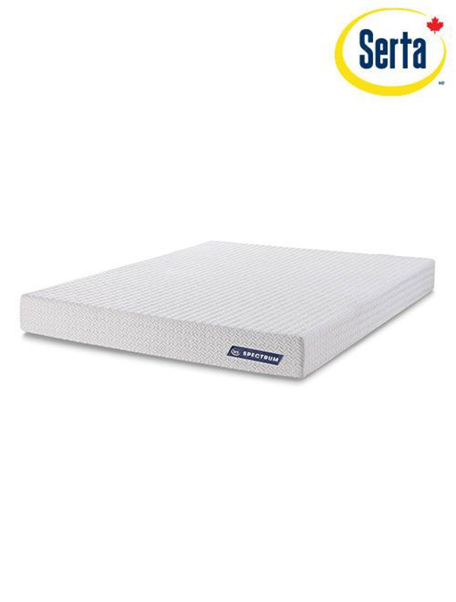 Serta Matelas Spectrum Très grand lit ferme de 7 po avec mousse mémoire en  gel