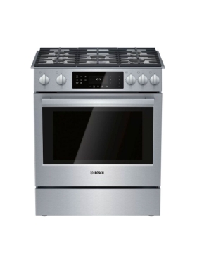 Cuisinière au gaz encastrable 30 po. 4,8 pi³ avec convection Bosch HGI8056UC