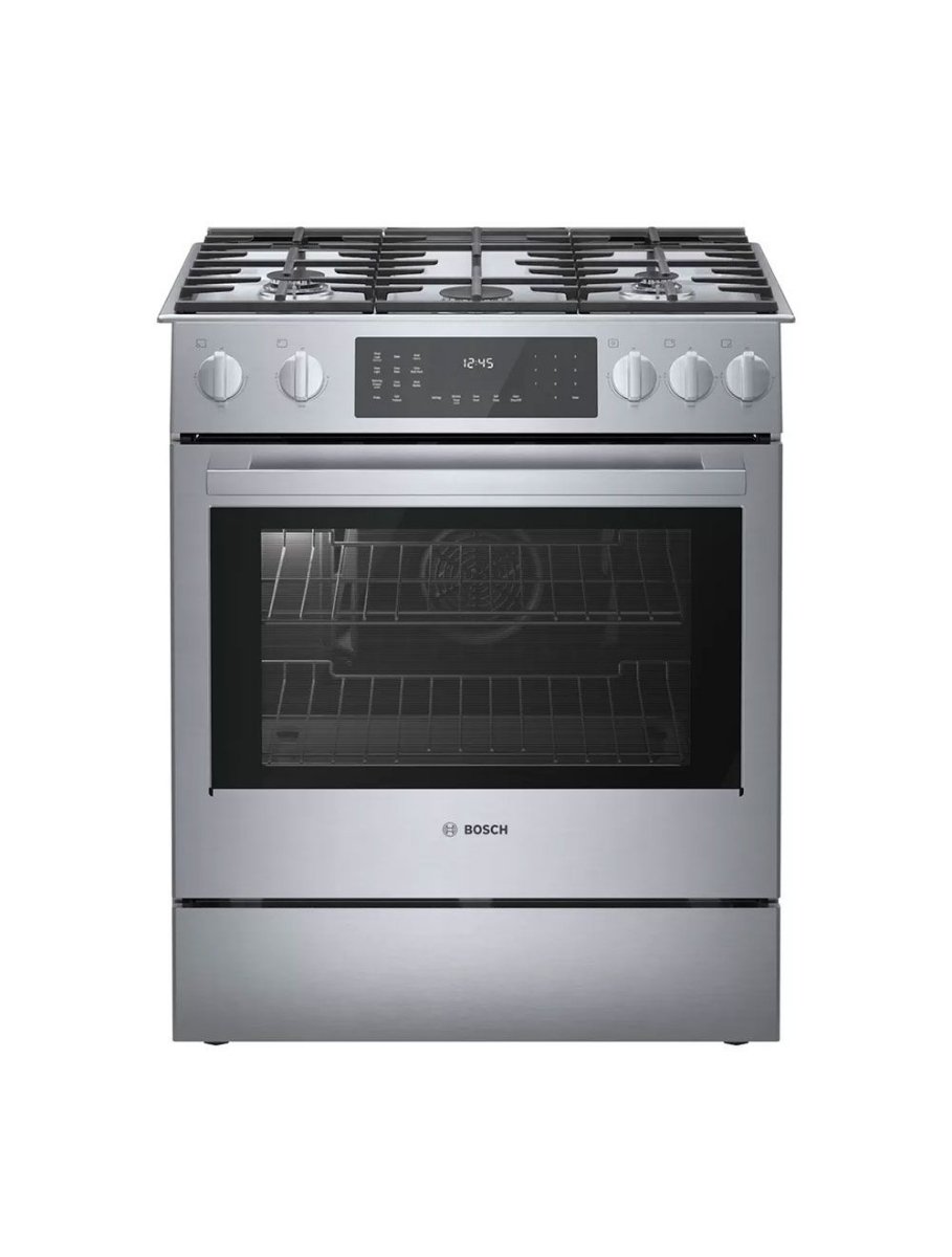 Cuisinière biénergie encastrable 30 po. 4,6 pi³ avec convection Bosch HDI8056C