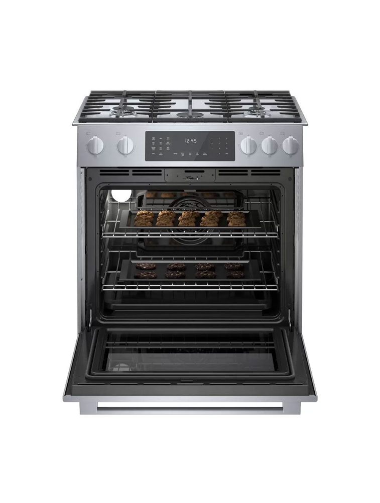 Cuisinière biénergie encastrable 30 po. 4,6 pi³ avec convection Bosch HDI8056C