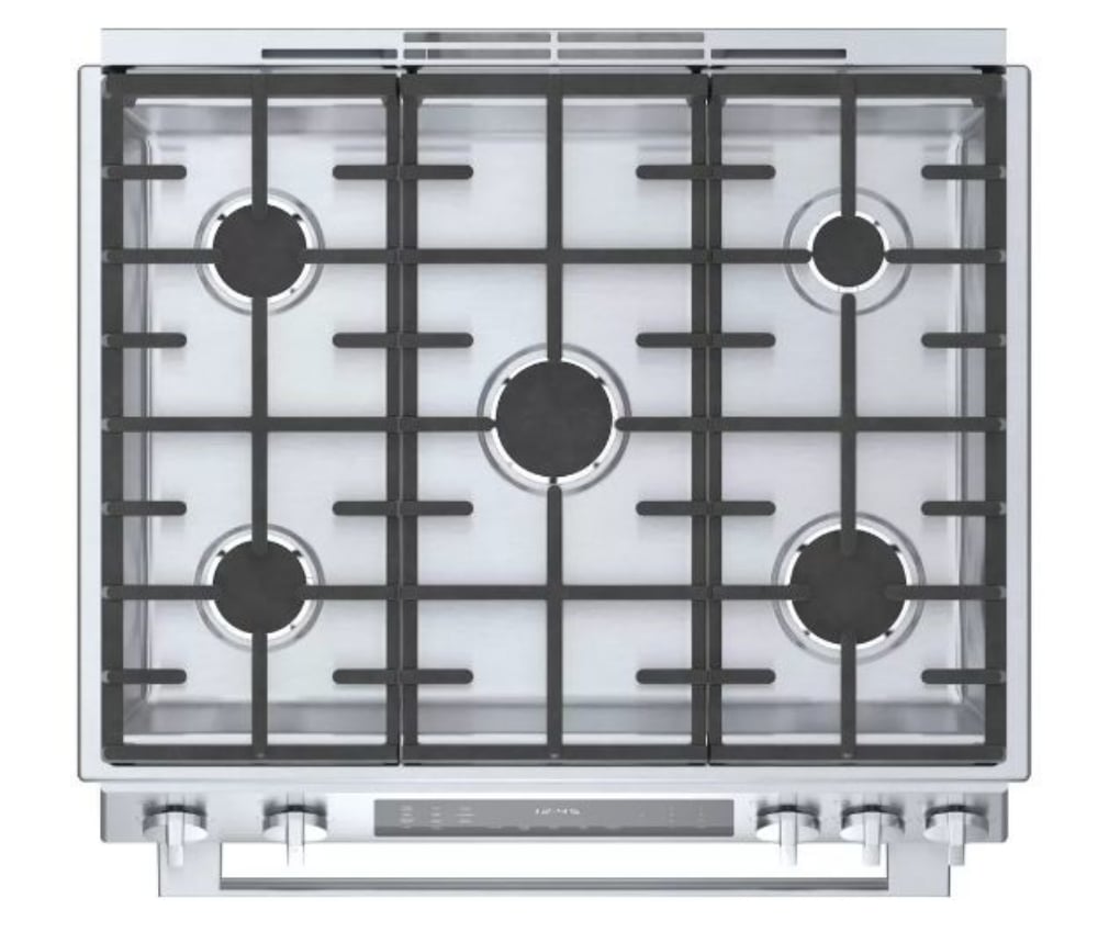 Cuisinière biénergie encastrable 30 po. 4,6 pi³ avec convection Bosch HDI8056C