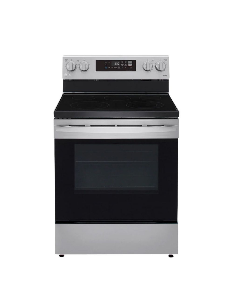 Cuisinière électrique autoportante 30 po. 6,3 pi³ vitrocéramique LG LREL6321S