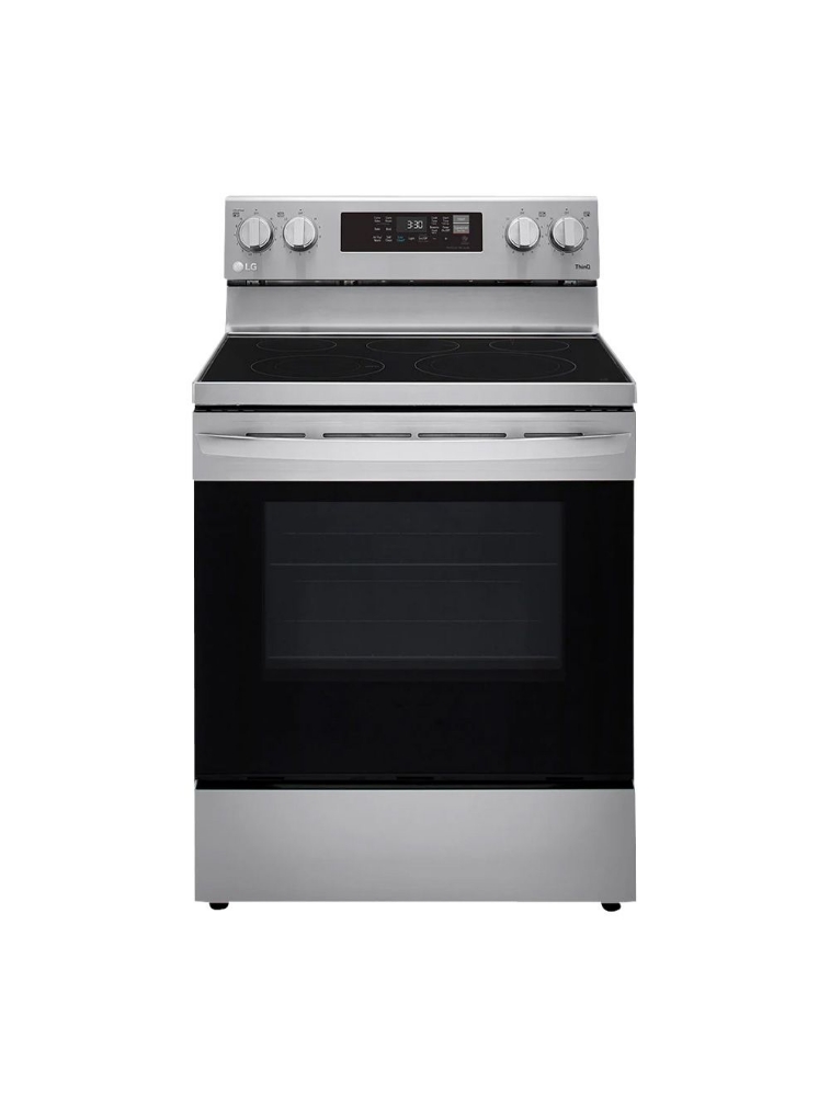 Cuisinière électrique intelligente 30 po. 6,3 pi³ avec convection LG LREL6323S