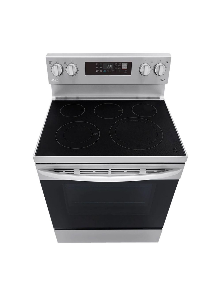 Cuisinière électrique intelligente 30 po. 6,3 pi³ avec convection LG LREL6323S