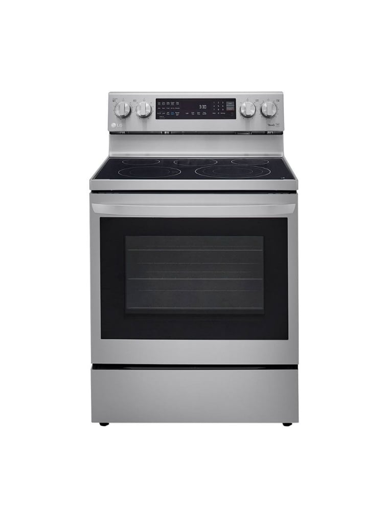 Cuisinière électrique intelligente 30 po. 6,3 pi³ avec convection LG LREL6325F