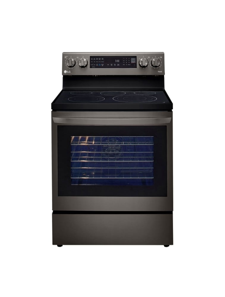 Cuisinière électrique intelligente 30 po. 6,3 pi³ avec convection LG LREL6325D