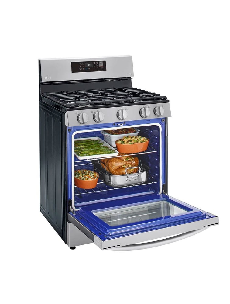 Cuisinière au gaz autoportante 30 po. 6,3 pi³ avec convection LG LRGL5823S