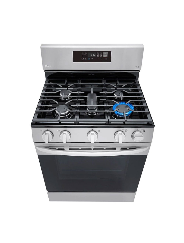 Cuisinière au gaz autoportante 30 po. 6,3 pi³ avec convection LG LRGL5823S