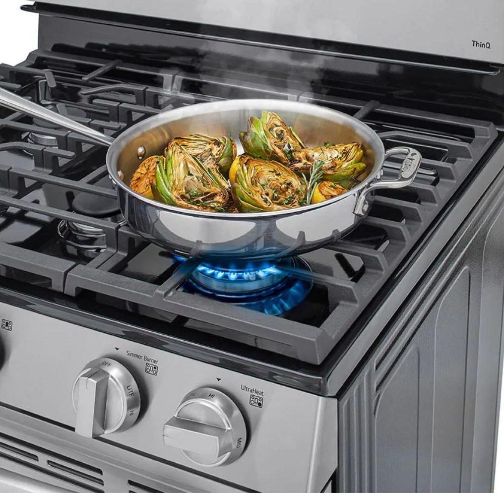 Cuisinière au gaz autoportante 30 po. 6,3 pi³ avec convection LG LRGL5823S