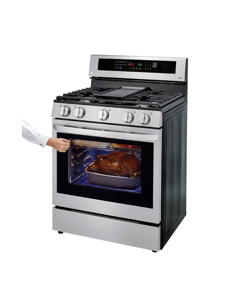 Cuisinière à gaz autoportante 30 po. 5,8 pi³ avec convection LG LRGL5825F