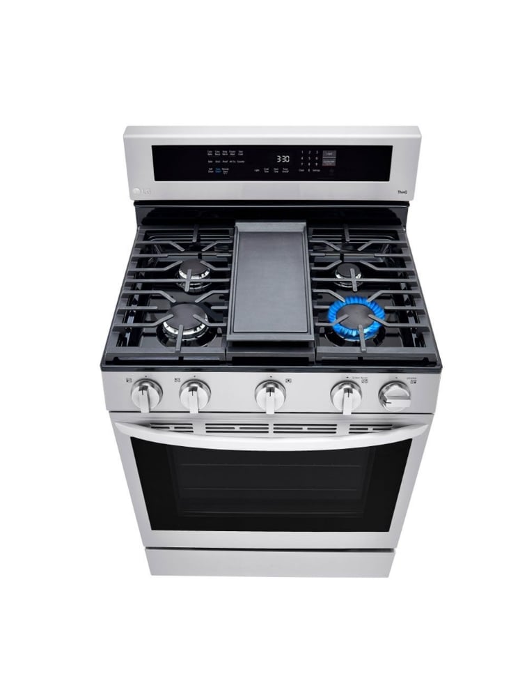 Cuisinière à gaz autoportante 30 po. 5,8 pi³ avec convection LG LRGL5825F