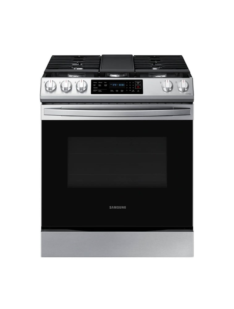 Cuisinière au gaz encastrable 30 po. 6 pi³ avec convection Samsung NX60T8311SS/AA