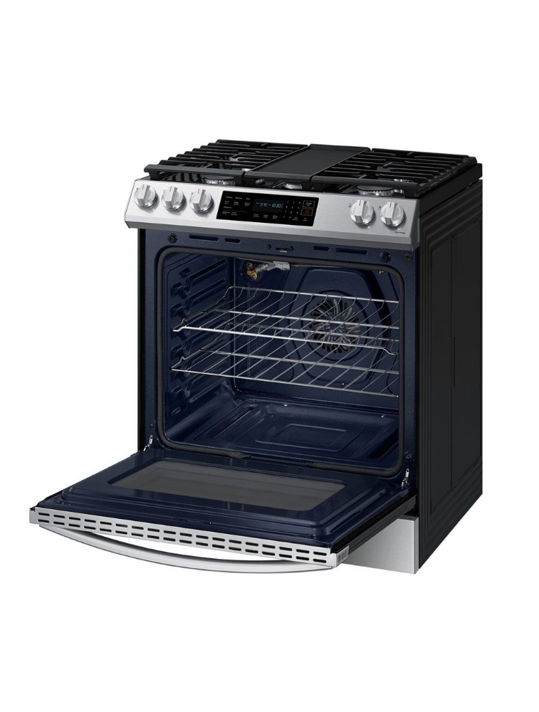 Cuisinière à gaz encastrable 30 po. 6 pi³ avec convection Samsung NX60T8311SS/AA