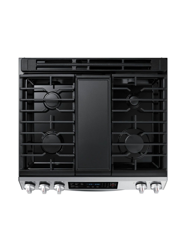 Cuisinière à gaz encastrable 30 po. 6 pi³ avec convection Samsung NX60T8311SS/AA