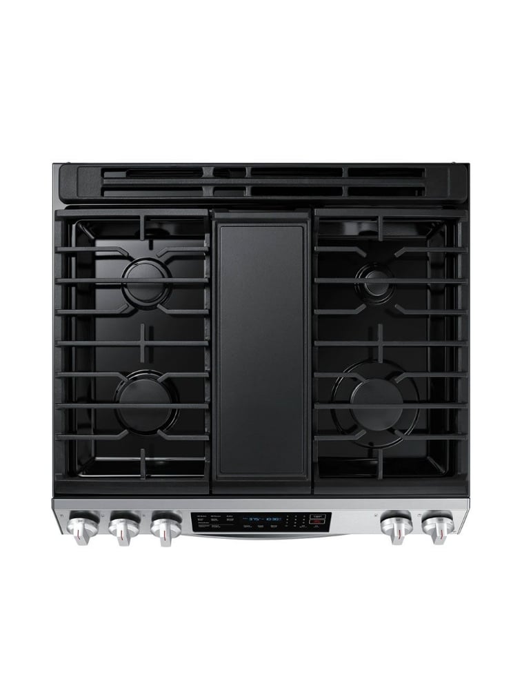 Cuisinière au gaz encastrable 30 po. 6 pi³ avec convection Samsung NX60T8311SS/AA