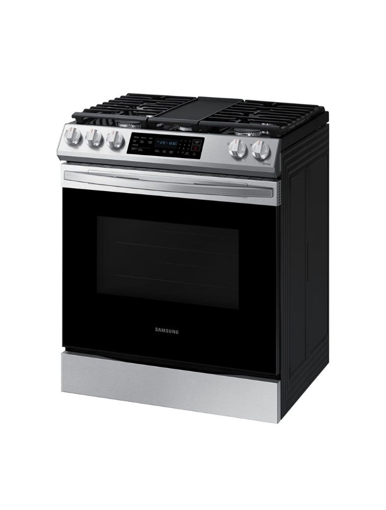 Cuisinière à gaz encastrable 30 po. 6 pi³ avec convection Samsung NX60T8311SS/AA