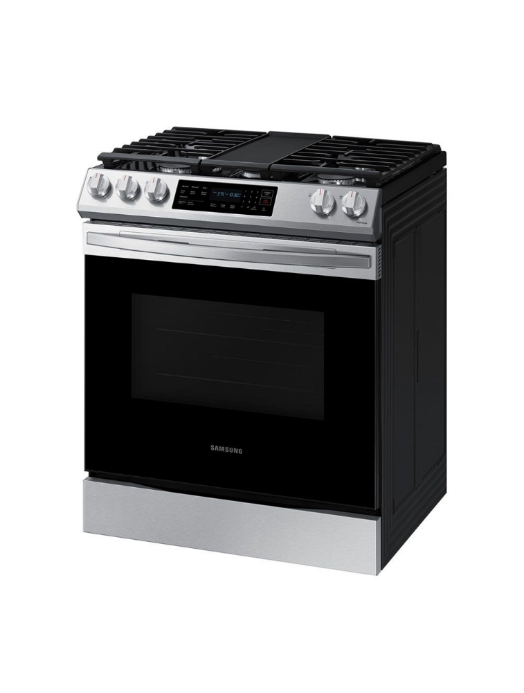 Cuisinière au gaz encastrable 30 po. 6 pi³ avec convection Samsung NX60T8311SS/AA