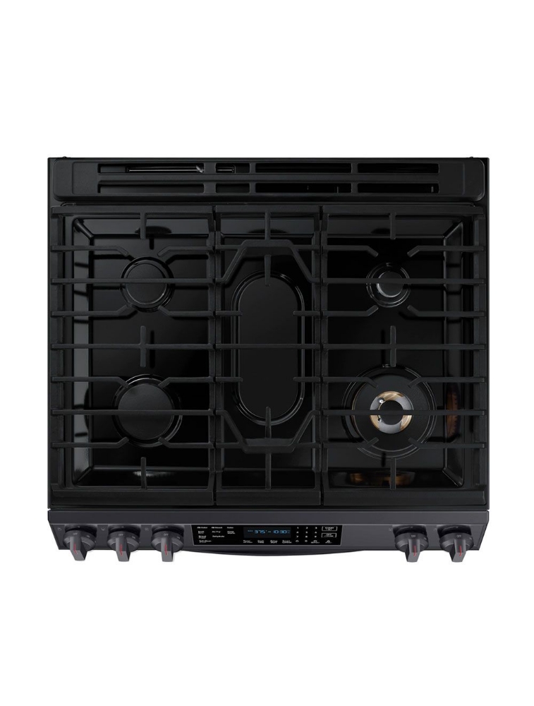 Cuisinière au gaz encastrable 30 po. 6 pi³ avec convection Samsung NX60T8511SG/AA