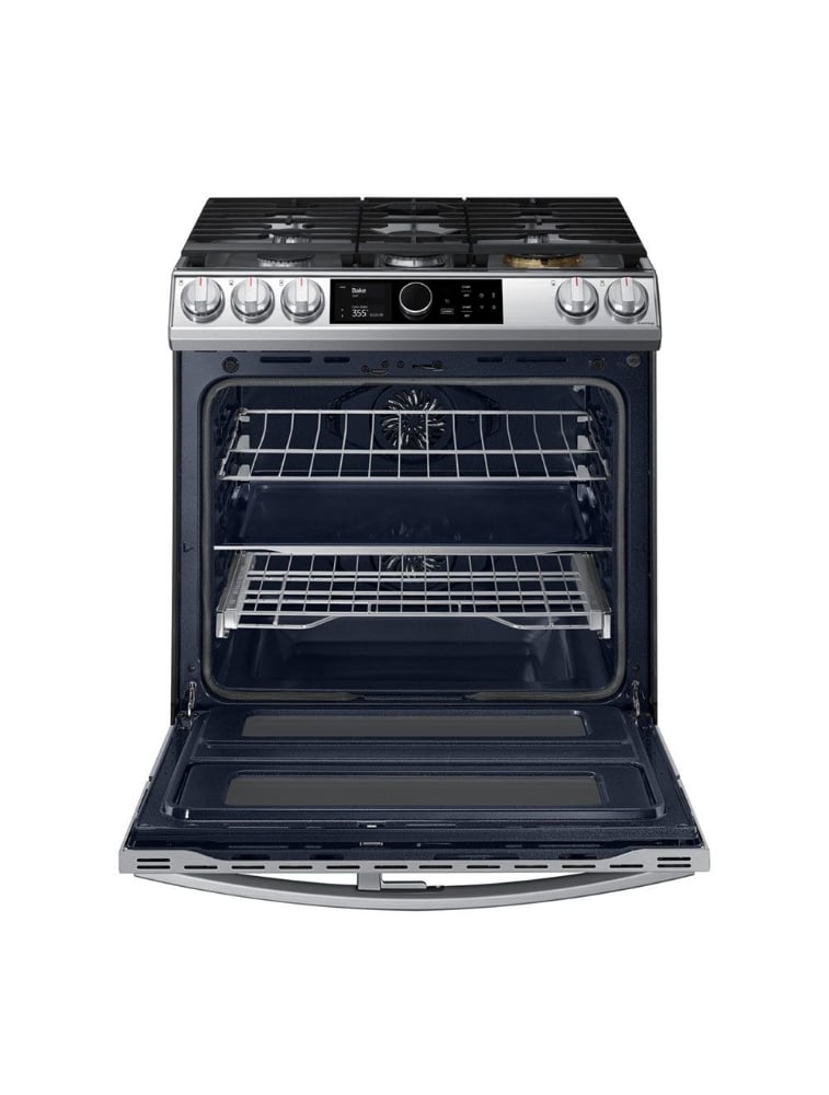 Cuisinière biénergie encastrable 30 po. 6,3 pi³ avec convection Samsung NY63T8751SS/AC