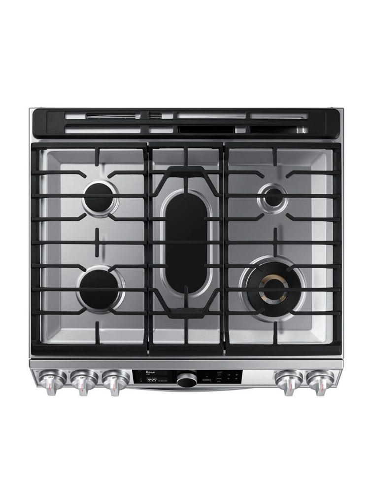 Cuisinière biénergie encastrable 30 po. 6,3 pi³ avec convection Samsung NY63T8751SS/AC