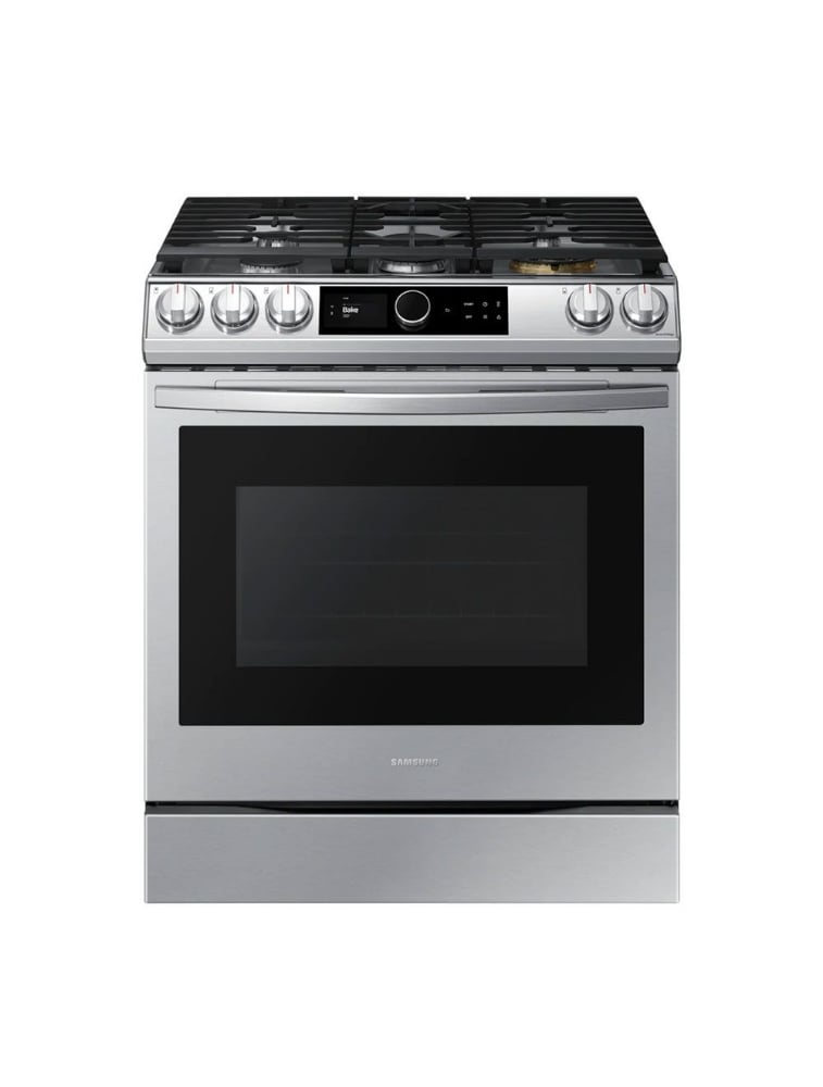 Cuisinière au gaz encastrable 30 po. 6 pi³ avec convection Samsung NX60T8711SS/AA