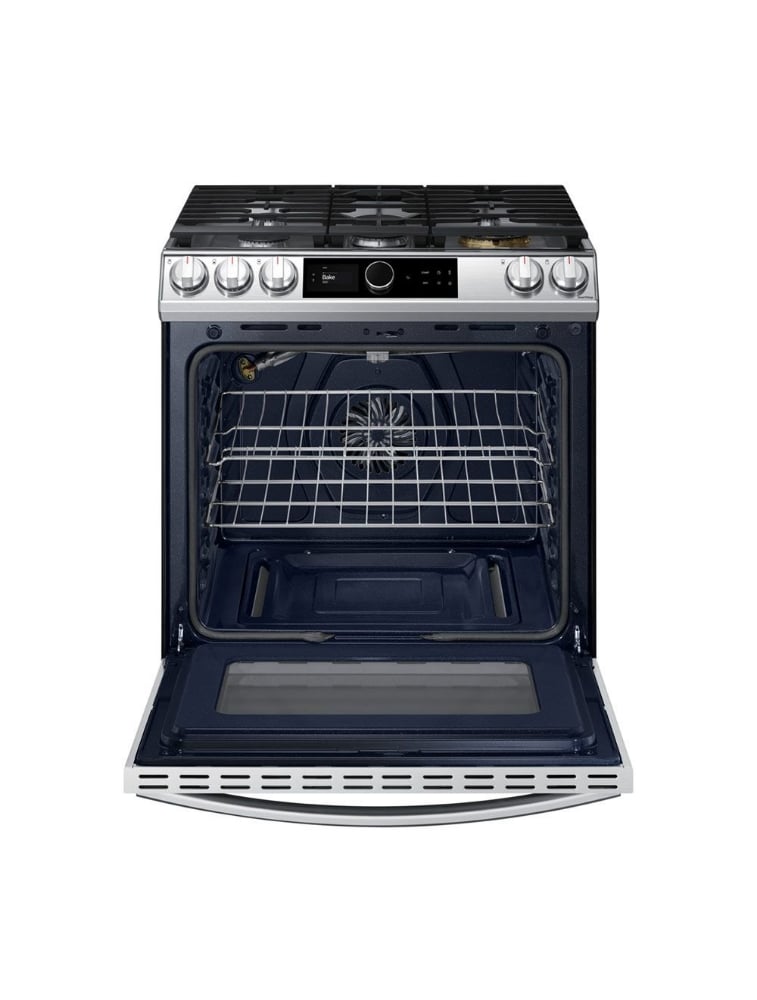 Cuisinière à gaz encastrable 30 po. 6 pi³ avec convection Samsung NX60T8711SS/AA