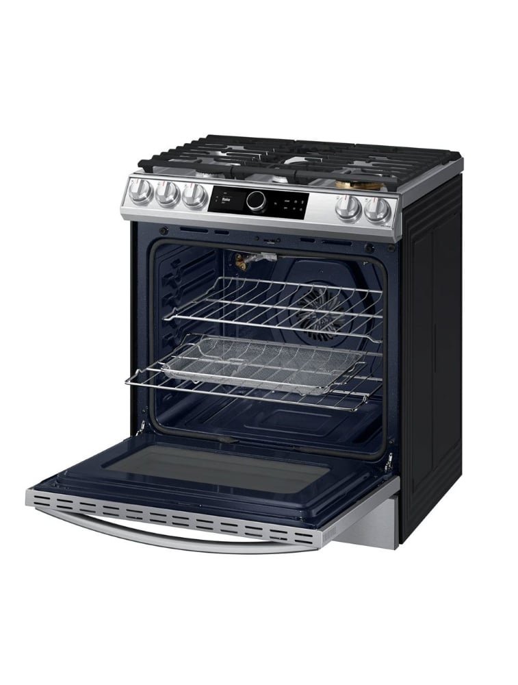 Cuisinière au gaz encastrable 30 po. 6 pi³ avec convection Samsung NX60T8711SS/AA