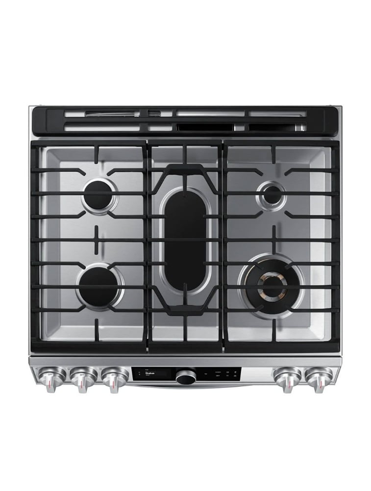 Cuisinière à gaz encastrable 30 po. 6 pi³ avec convection Samsung NX60T8711SS/AA