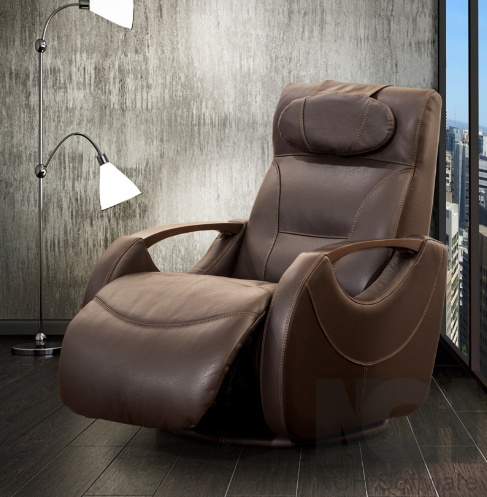 Figaro top grain best sale leather zero gravity recliner