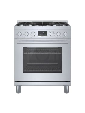 Cuisinière biénergie autoportante 30 po. 4 pi³ avec convection Bosch HDS8055C