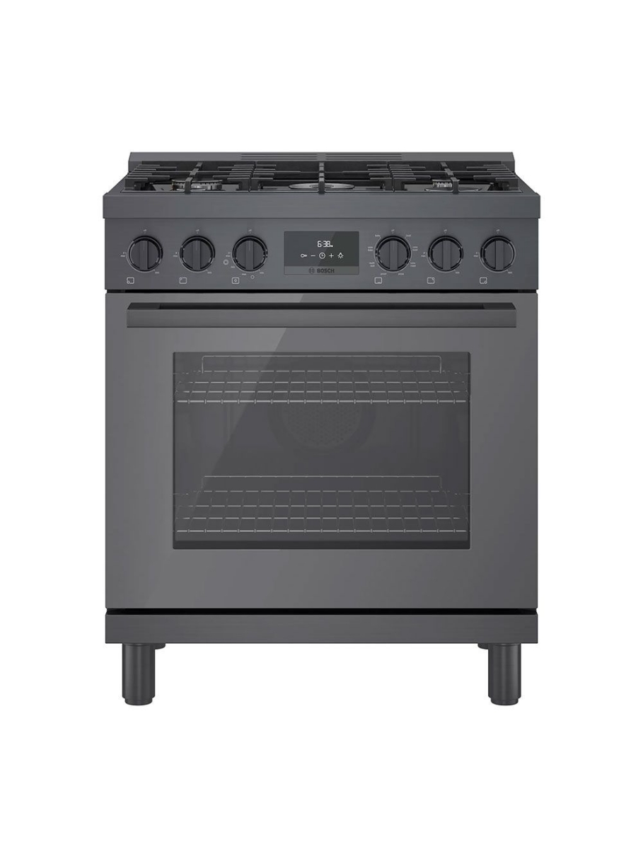 Cuisinière biénergie autoportante 30 po. 4 pi³ avec convection Bosch HDS8045C