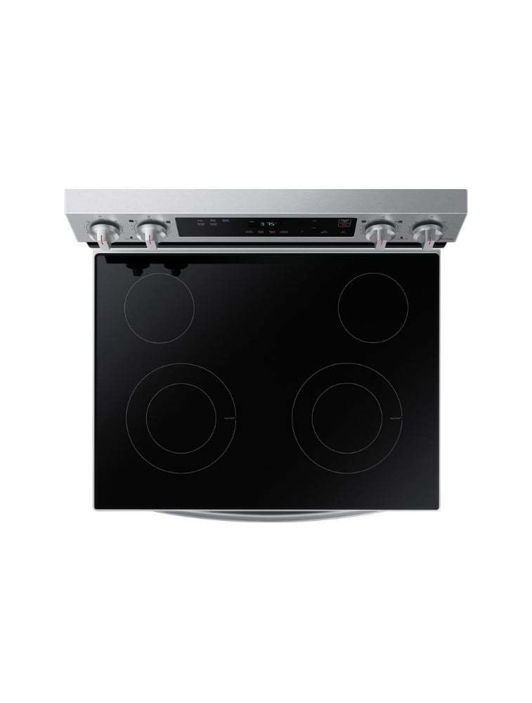 Cuisinière électrique autoportante 30 po. 6,3 pi³ vitrocéramique Samsung NE63A6111SS/AC