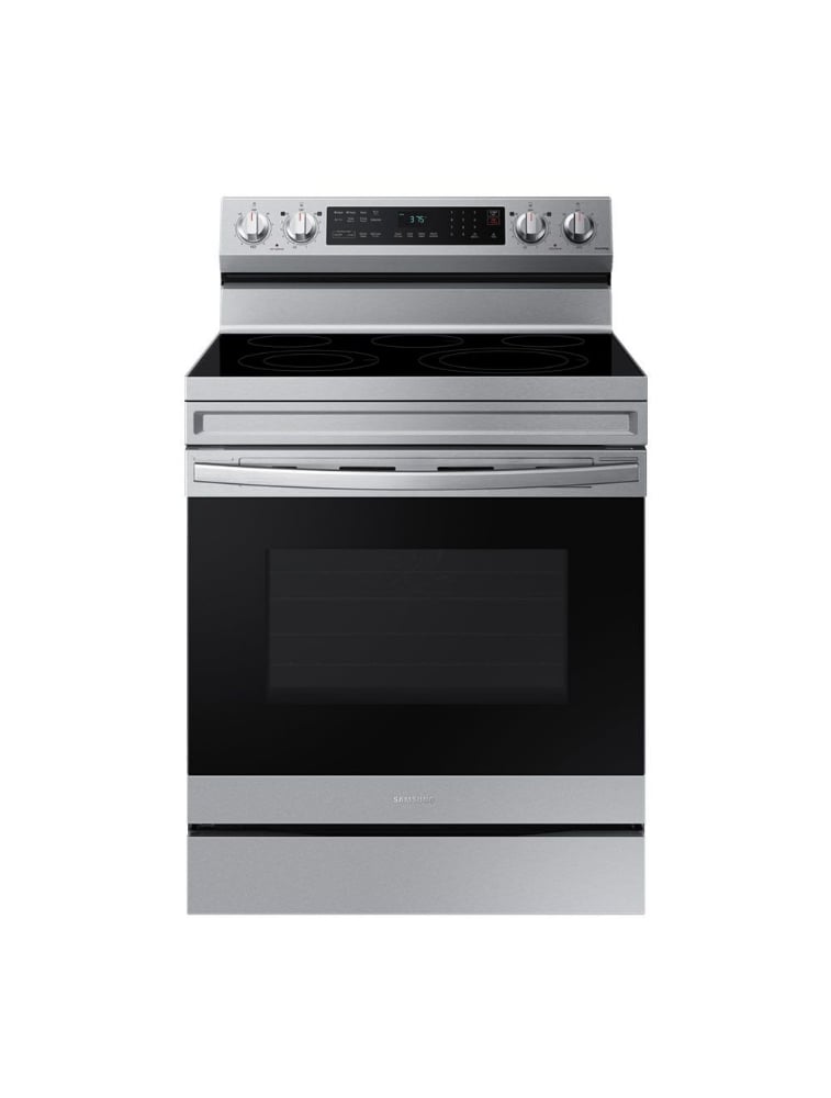 Cuisinière électrique autoportante 30 po. 6,3 pi³ avec convection Samsung NE63A6511SS/AC