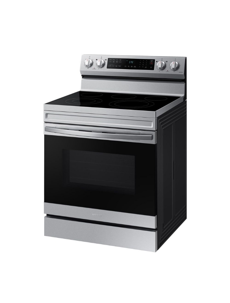 Cuisinière électrique autoportante 30 po. 6,3 pi³ avec convection Samsung NE63A6511SS/AC