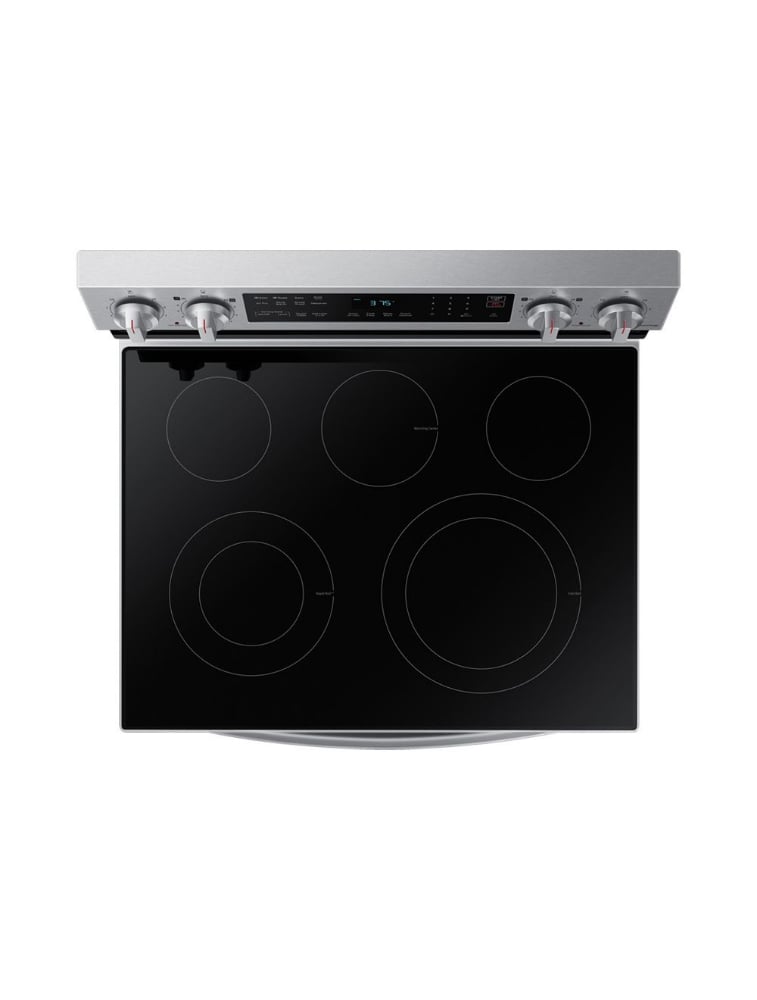 Cuisinière électrique autoportante 30 po. 6,3 pi³ avec convection Samsung NE63A6511SS/AC