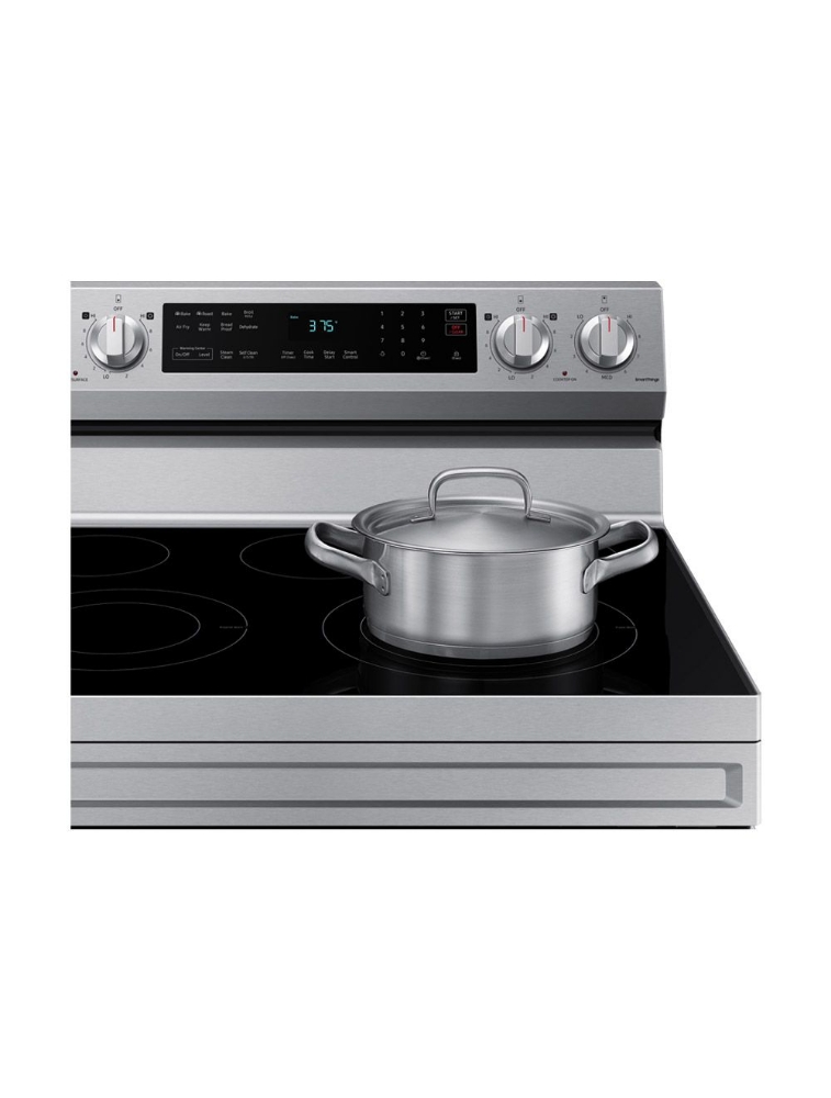 Cuisinière électrique autoportante 30 po. 6,3 pi³ avec convection Samsung NE63A6511SS/AC