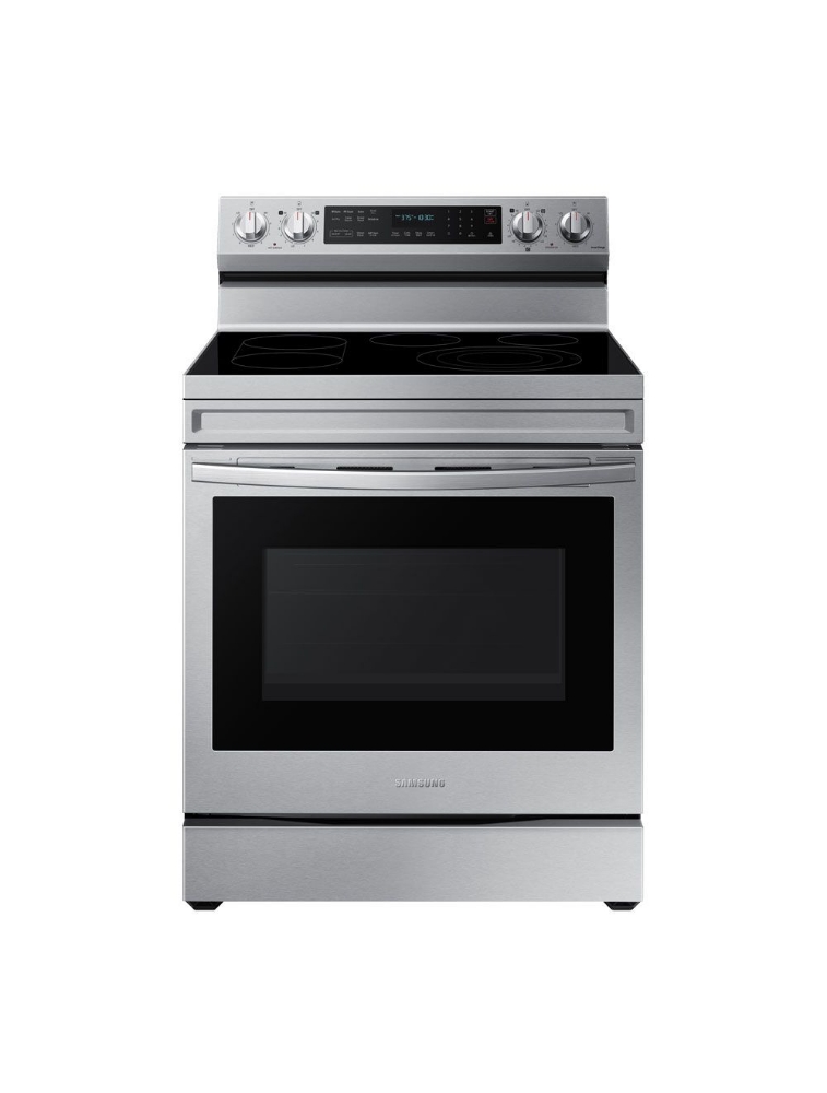 Cuisinière électrique autoportante 30 po. 6,3 pi³ avec convection Samsung NE63A6711SS/AC