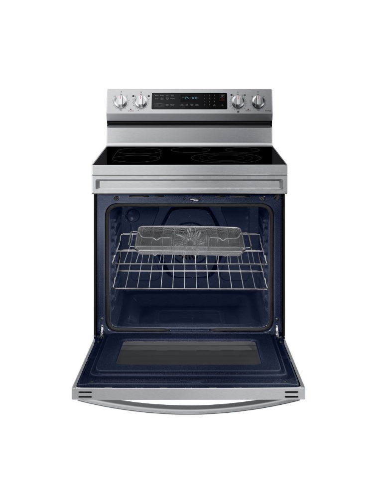 Cuisinière électrique autoportante 30 po. 6,3 pi³ avec convection Samsung NE63A6711SS/AC