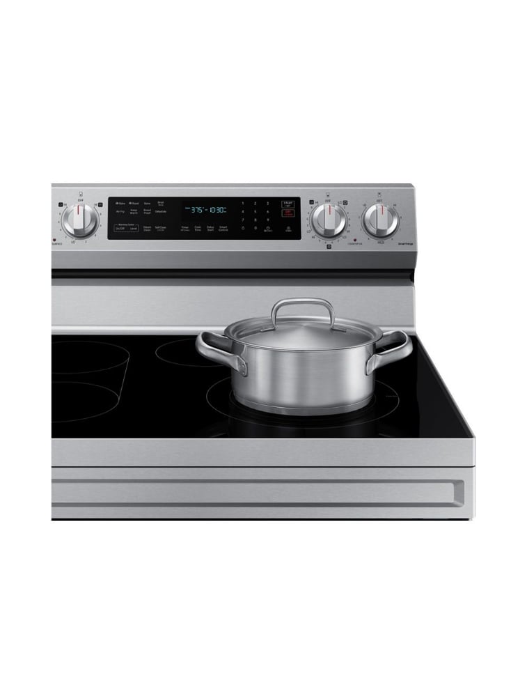 Cuisinière électrique autoportante 30 po. 6,3 pi³ avec convection Samsung NE63A6711SS/AC