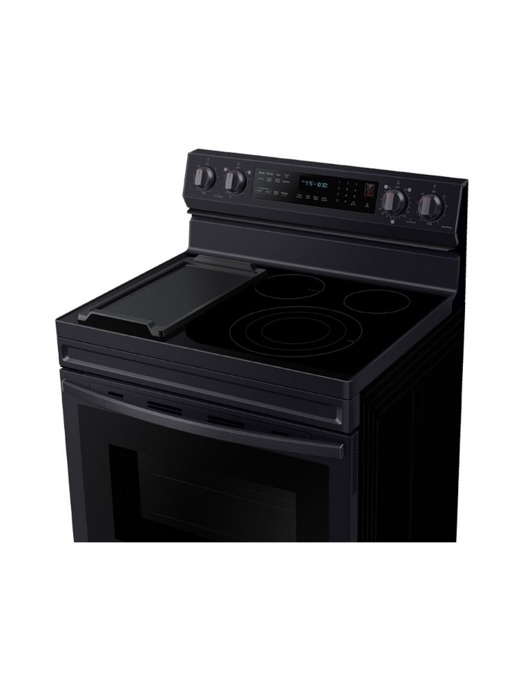 Cuisinière électrique autoportante 30 po. 6,3 pi³ avec convection Samsung NE63A6711SG/AC